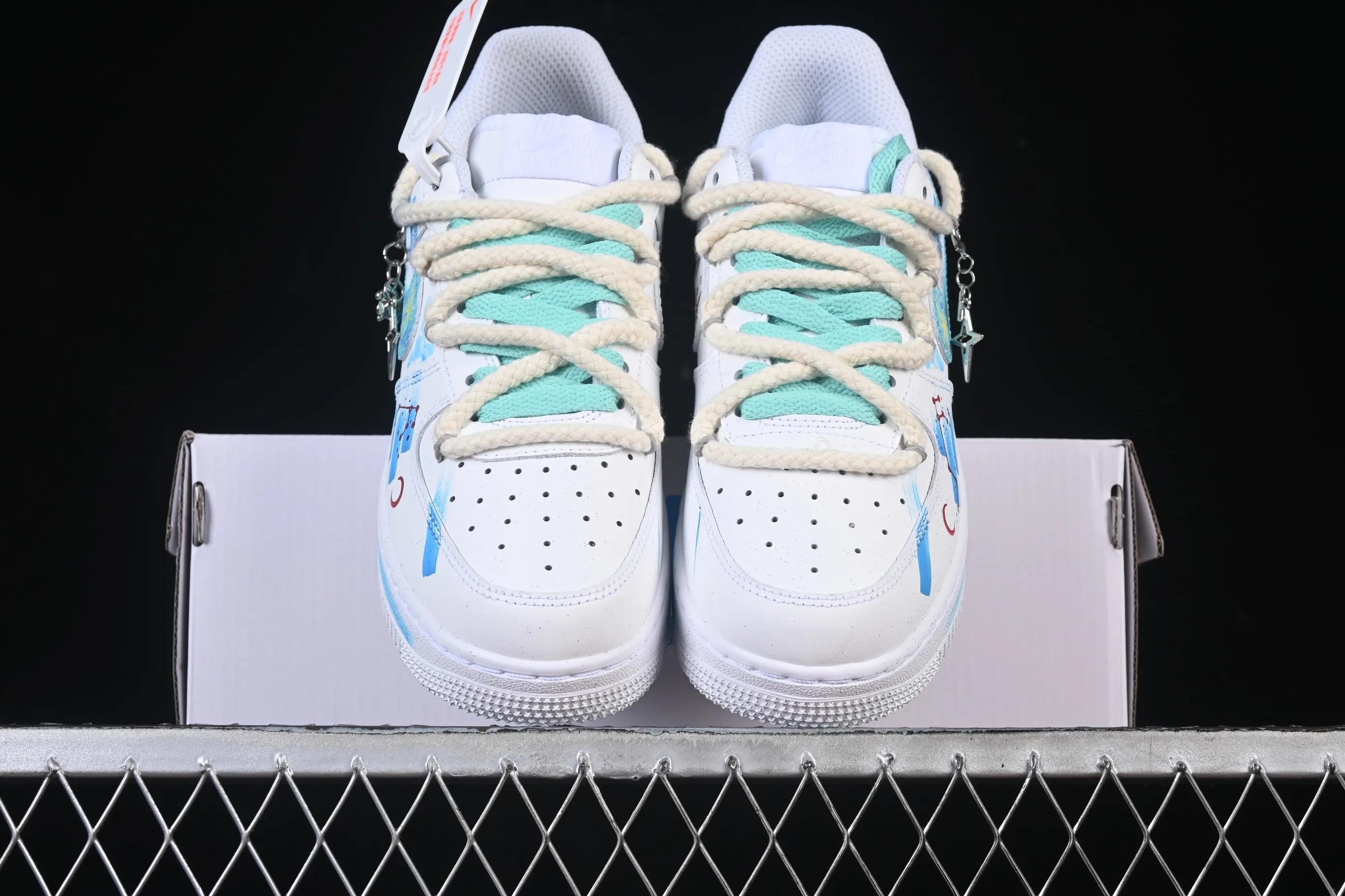 All categories Nk Air Force 1 Air Force series Nk Air Force 1 Low Air Force low-top Nike Air Force 1'07 Low "Aries" Hand-painted graffiti twelve constellations series Aries Air Force One low-top casual sneakers Constellation 321-419